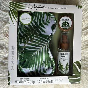 Biophilia sleep relax spa set mandarin mint 3 piece